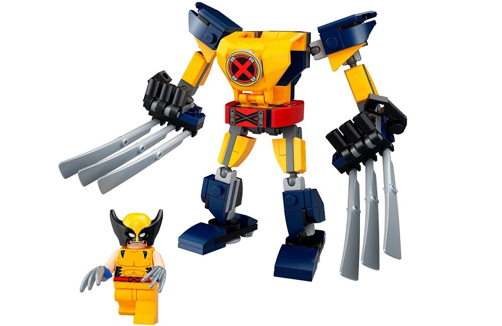 LEGO Marvel Mechaniczna zbroja Wolverinea 76202 Kultowa postać Marvela
