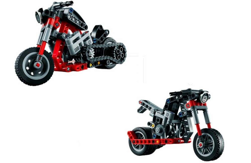LEGO Technic Motocykl 42132 Model 2 w 1 Realistyczne detale
