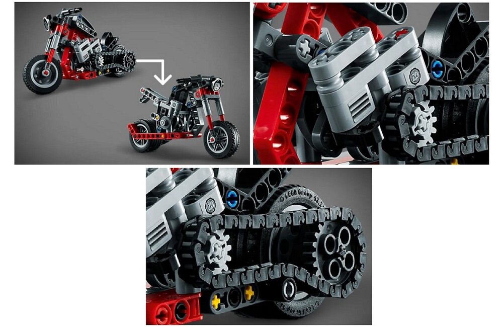 LEGO Technic Motocykl 42132 Świetne wprowadzenie do świata inżynierii