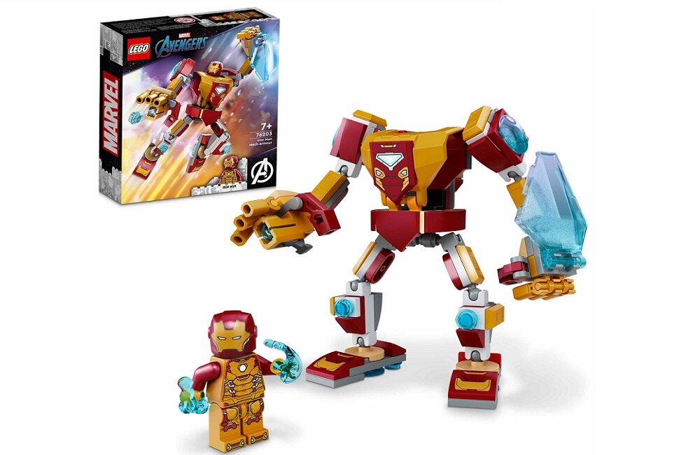LEGO Marvel Mechaniczna zbroja Iron Mana 76203 Od lat dla Was
