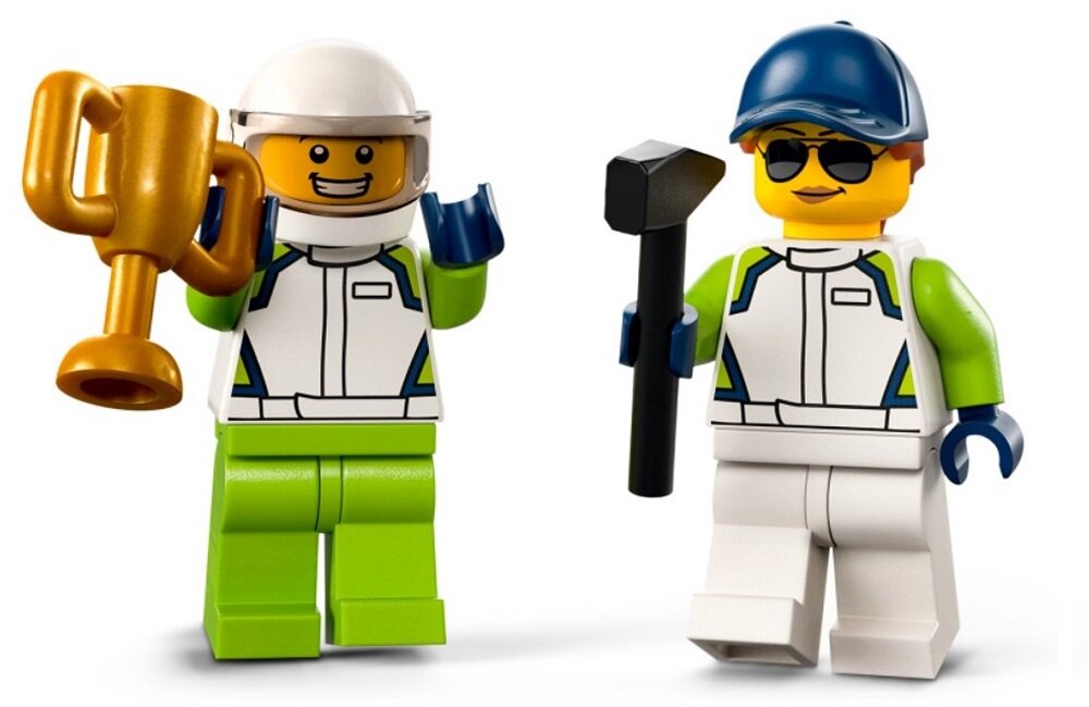 LEGO City Samochód wyścigowy 60322 Detale w stylu F1 Jeszcze lepsza kreatywna zabawa składa się z 46 elementów dla dzieci od 4 roku życia