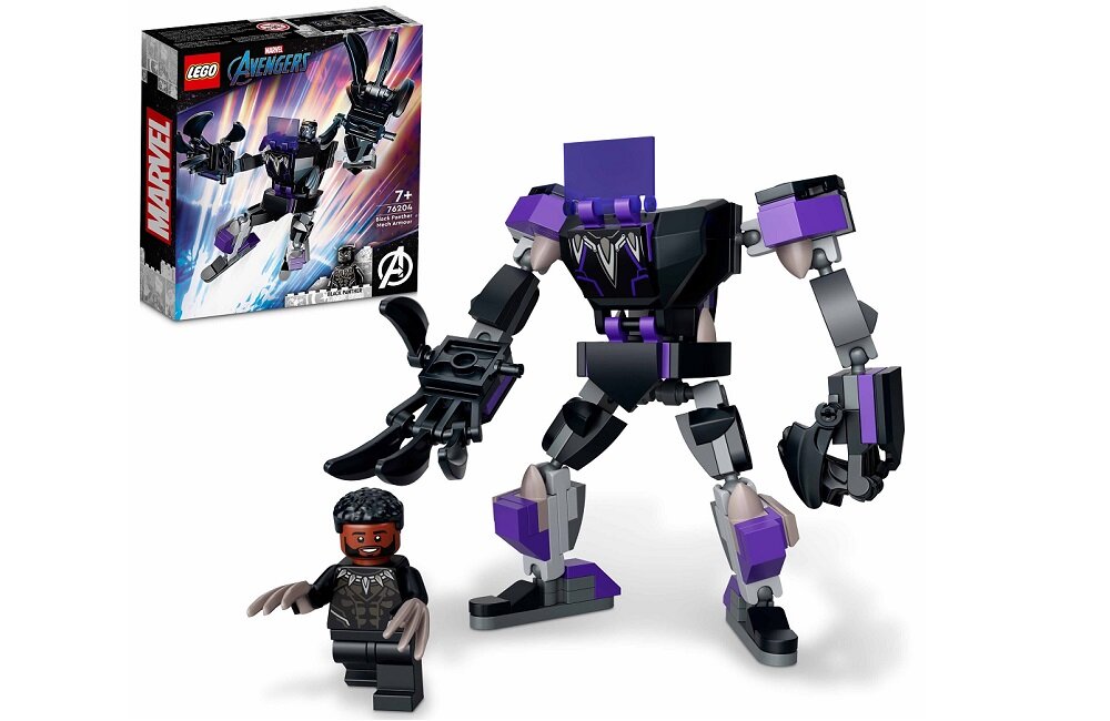 LEGO Marvel Mechaniczna zbroja Czarnej Pantery 76204 Od lat dla Was