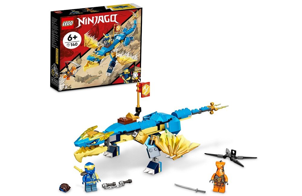 LEGO Ninjago Smok gromu Jaya EVO 71760 Pomoc w rozwoju życiowych umiejętności