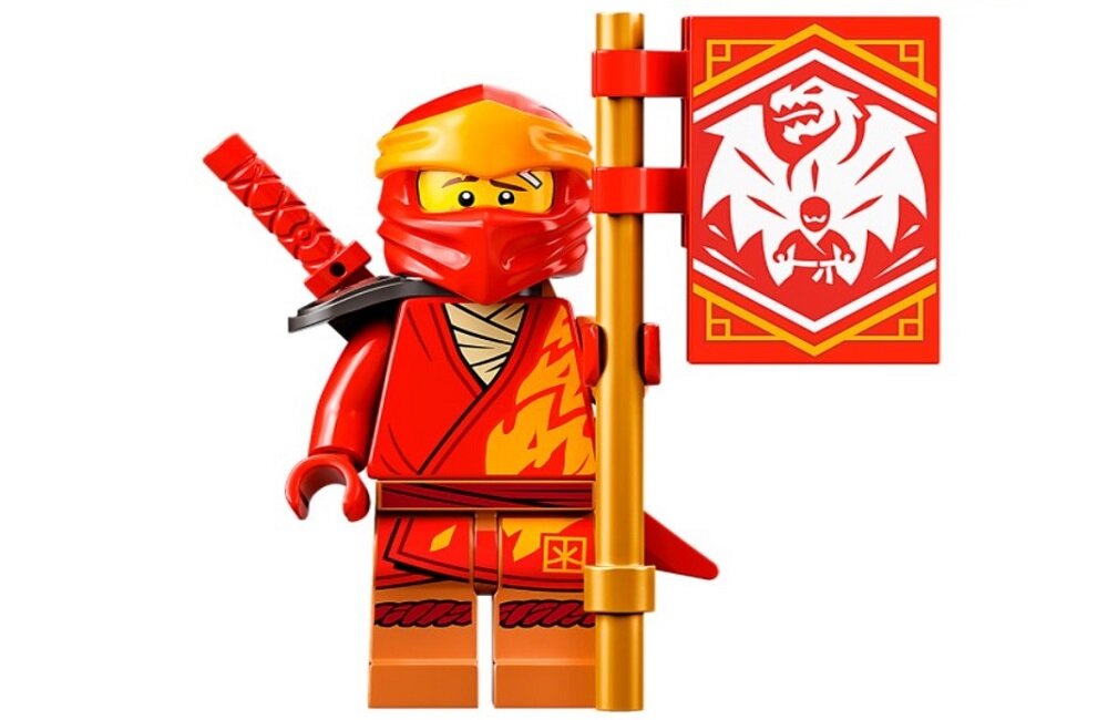 LEGO Ninjago Smok ognia Kaia EVO 71762 Sztandar odwagi na wyciągnięcie ręki