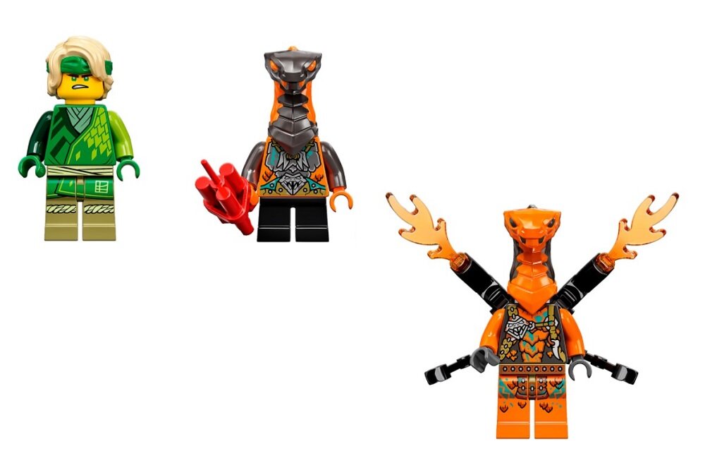 LEGO Ninjago Samochód wyścigowy Lloyda EVO 71763 Minifigurki czekają na zabawę z Tobą