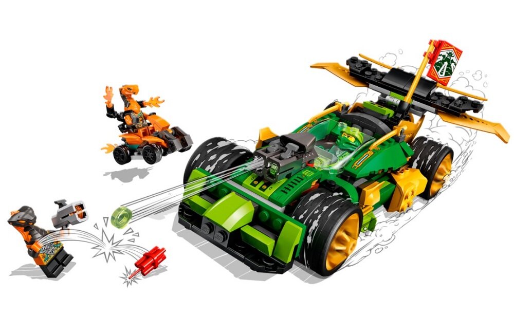 LEGO Ninjago Samochód wyścigowy Lloyda EVO 71763 Wysoka jakość i bezpieczeństwo