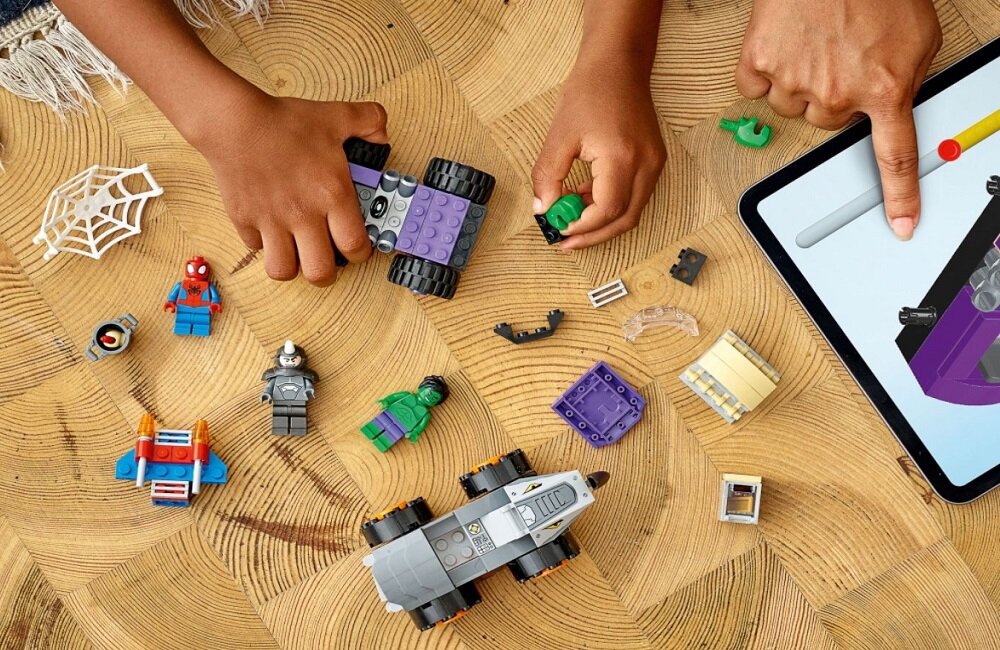 LEGO Spider Man Hulk kontra Rhino starcie pojazdów 10782 Proste instrukcje budowania