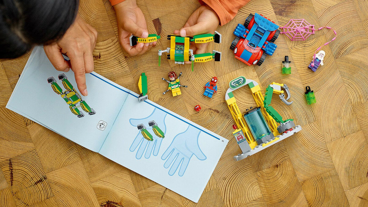 LEGO Marvel Spider-Man w laboratorium Doca Ocka 10783 ilustrowana instrukcja