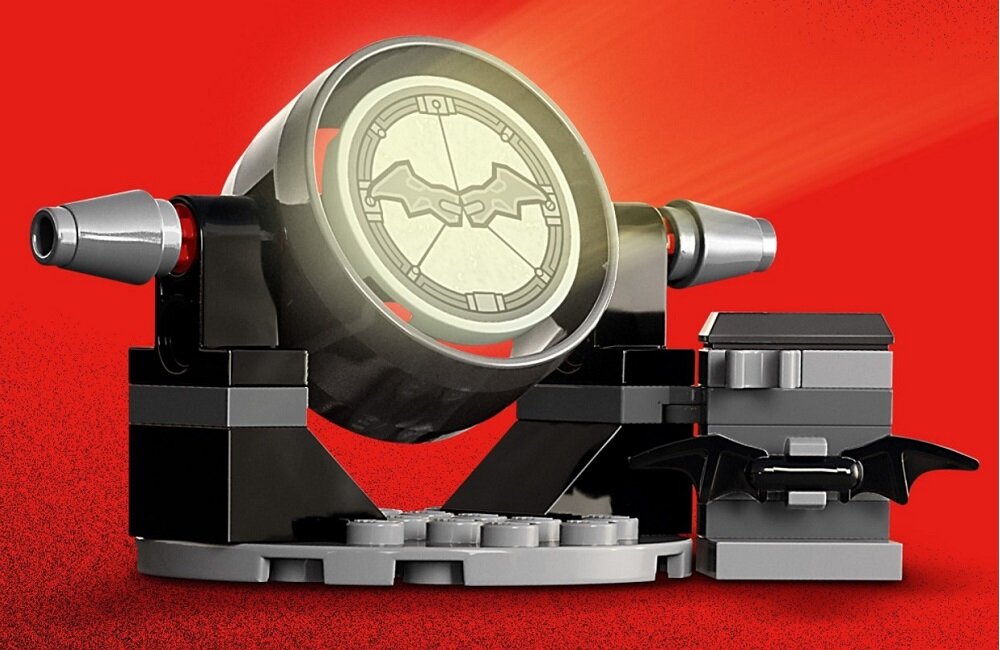 LEGO Batman Motocyklowy pościg Batmana i Seliny Kyle 76179 Przygody Batmana w Twoim domu Świecący w ciemności sygnał wzywający Batmana