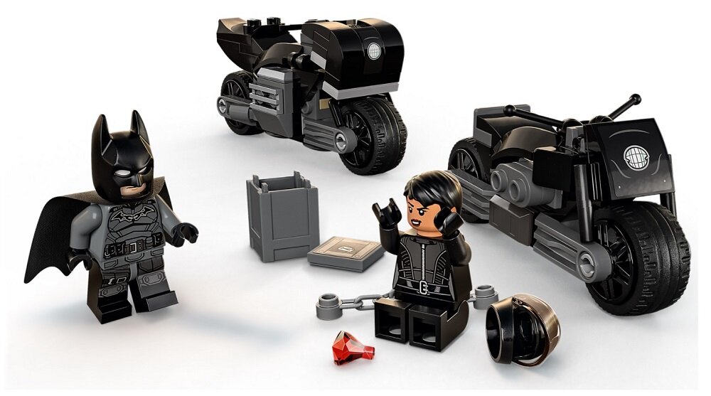 LEGO Batman Motocyklowy pościg Batmana i Seliny Kyle 76179 Wysoka jakość i bezpieczeństwo
