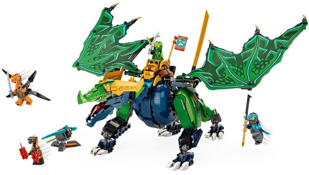 LEGO Ninjago Legendarny smok Lloyda 71766 Pomoc w rozwoju życiowych umiejętności