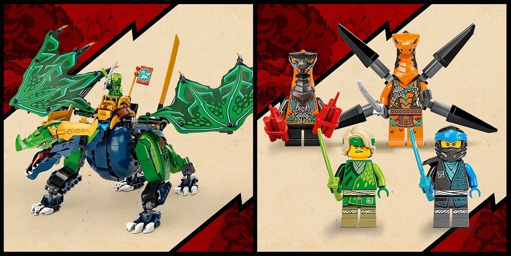 LEGO Ninjago Legendarny smok Lloyda 71766 Wysoka jakość i bezpieczeństwo