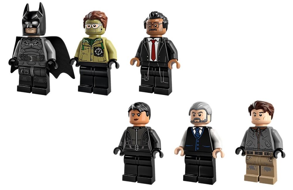 LEGO Batman Jaskinia Batmana pojedynek z Człowiekiem zagadką 76183 Minifigurki gotowe do akcji