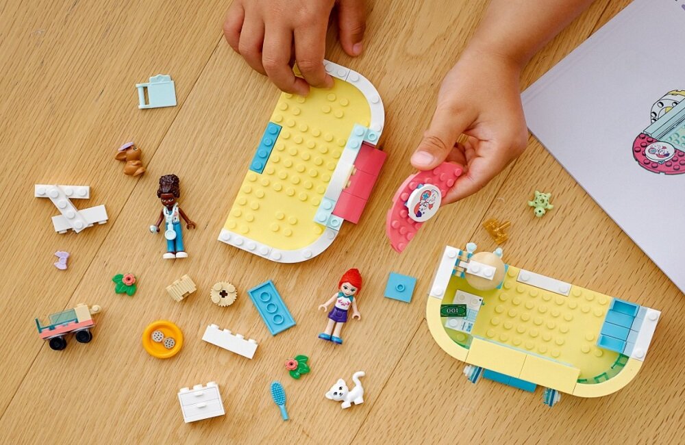 LEGO Friends Klinika dla zwierzątek 41695 Troskliwi przyjaciele