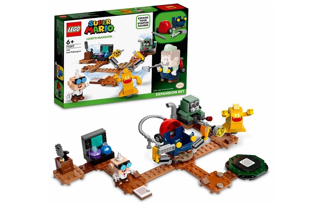 LEGO Super Mario Laboratorium w rezydencji Luigiego i Poltergust zestaw rozszerzający 71397 Od lat dla Was