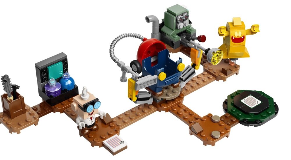 LEGO Super Mario Laboratorium w rezydencji Luigiego i Poltergust zestaw rozszerzający 71397 Zagrajcie razem