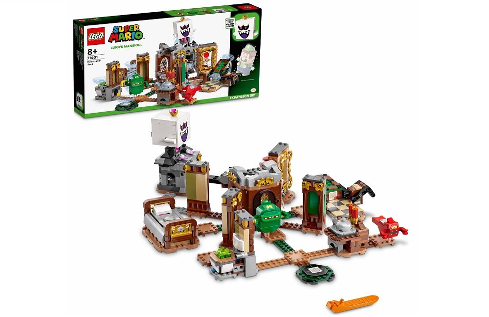 LEGO Super Mario Zabawa w straszonego w rezydencji Luigiego zestaw rozszerzający 71401 Bezpieczny transport
