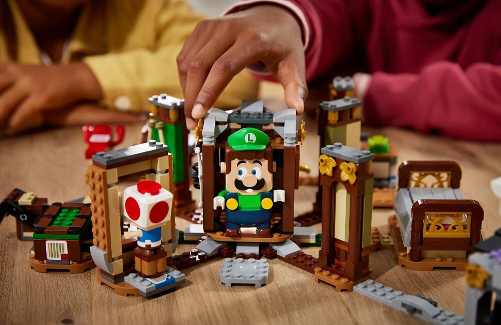 LEGO Super Mario Zabawa w straszonego w rezydencji Luigiego zestaw rozszerzający 71401 Pomoc w rozwoju życiowych umiejętności