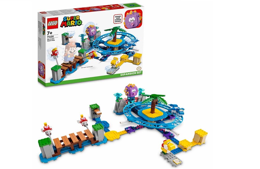 LEGO Super Mario Duży jeżowiec i zabawa na plaży zestaw rozszerzający 71400 Bezpieczny transport
