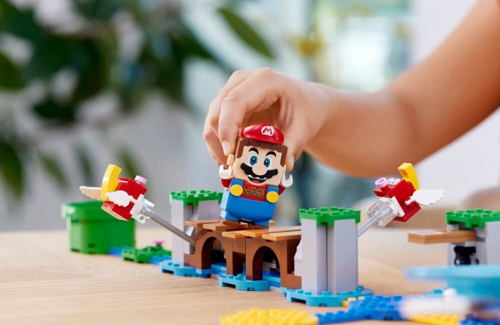 LEGO Super Mario Duży jeżowiec i zabawa na plaży zestaw rozszerzający 71400 Zabawa napędzana wyobraźnią