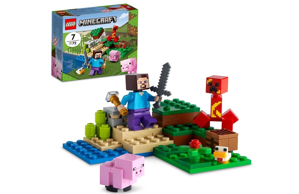LEGO Minecraft Zasadzka Creepera 21177 Od lat dla Was