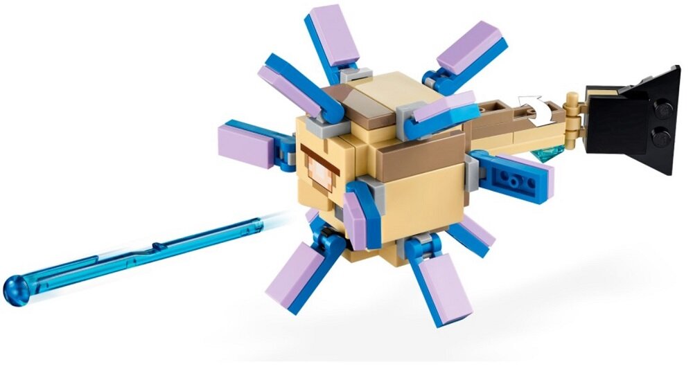 LEGO Minecraft Walka ze strażnikami 21180 Zabawa napędzana wyobraźnią