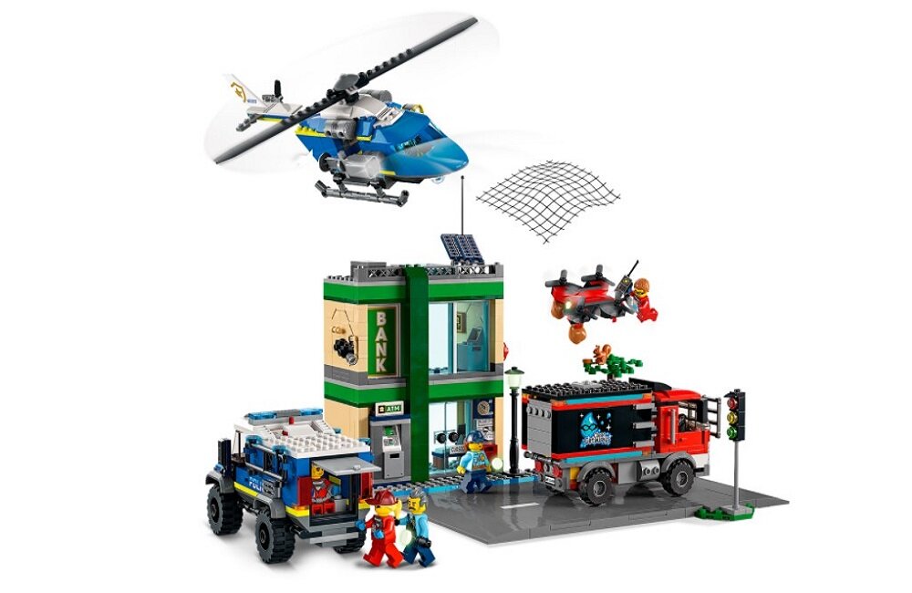 LEGO City Napad na bank 60317 Pomoc w rozwoju życiowych umiejętności