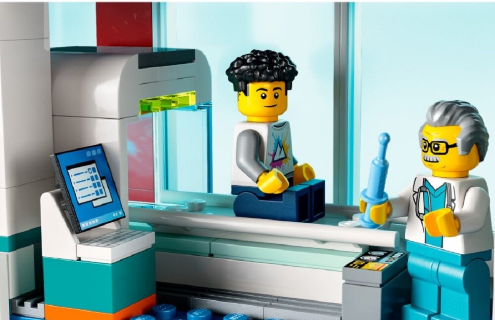 LEGO City Szpital 60330 Wiele godzin ciekawej zabawy