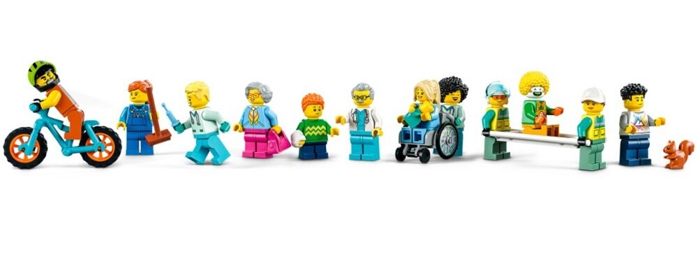 LEGO City Szpital 60330 Minifigurki dla jak najlepszej zabawy