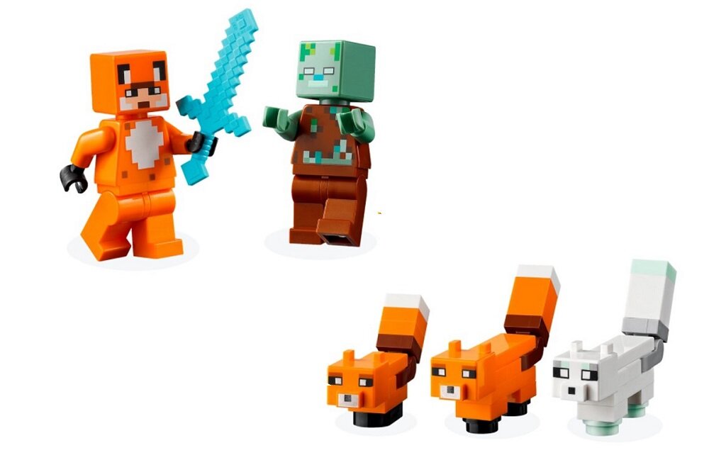 LEGO Minecraft Siedlisko lisów 21178 Wesoła rozrywka