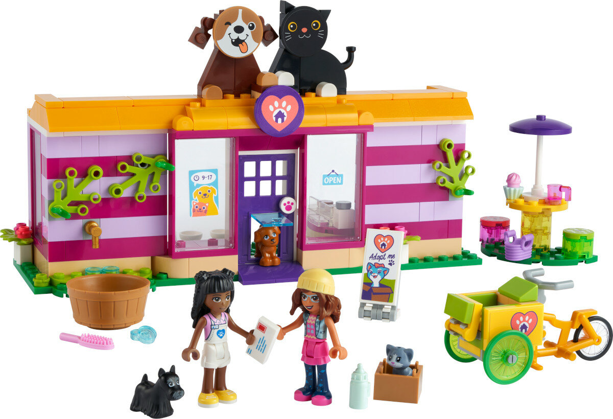 LEGO Friends Kawiarnia przy schronisku 41699 zawartosc zestawu