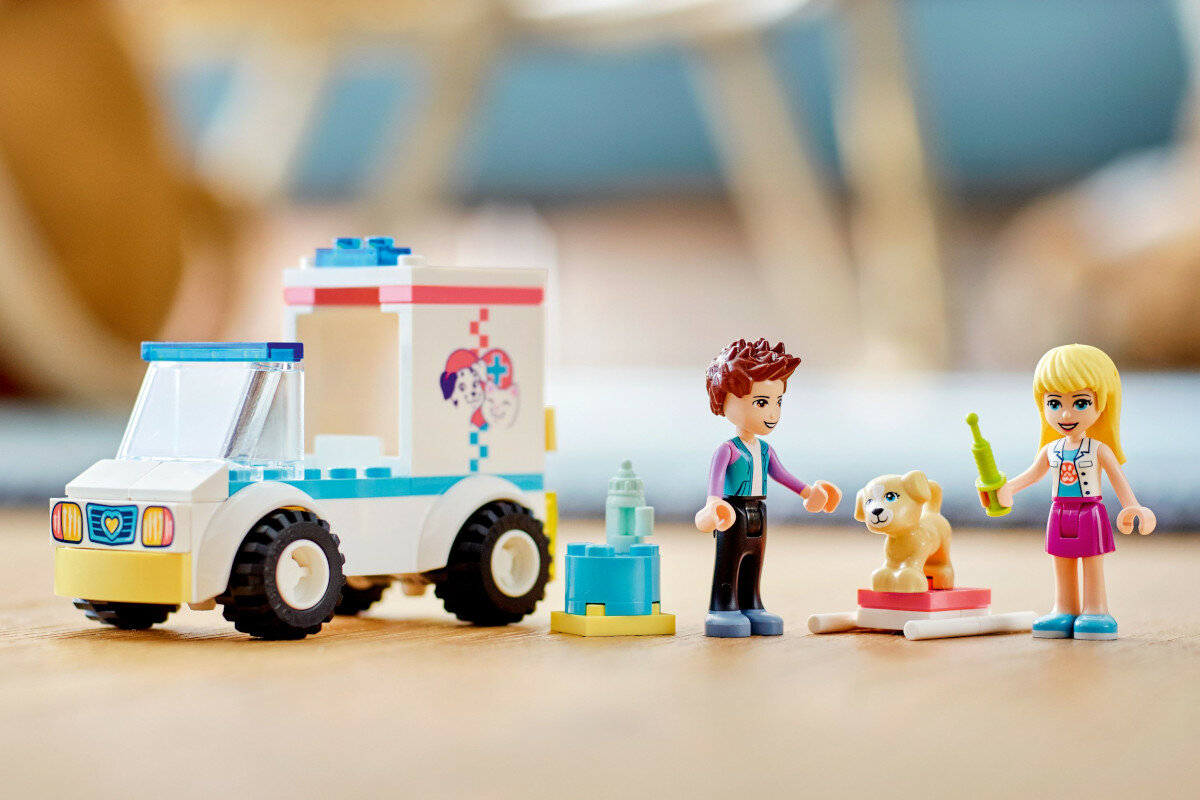 LEGO Friends Karetka kliniki dla zwierzątek 41694 wyglad