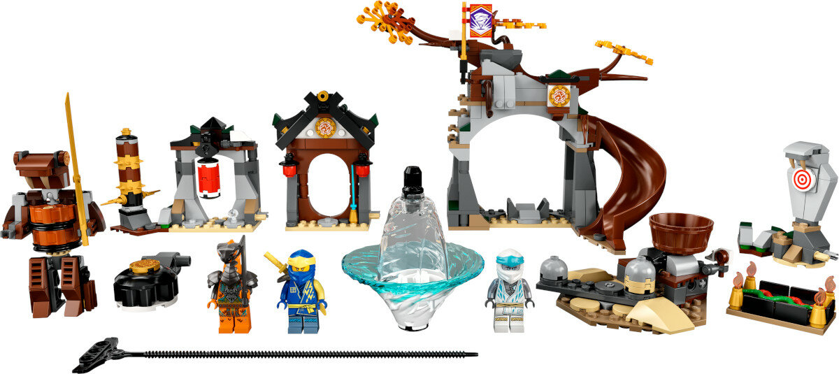 LEGO Ninjago Akademia wojowników Ninja 71764 zawartosc zestawu