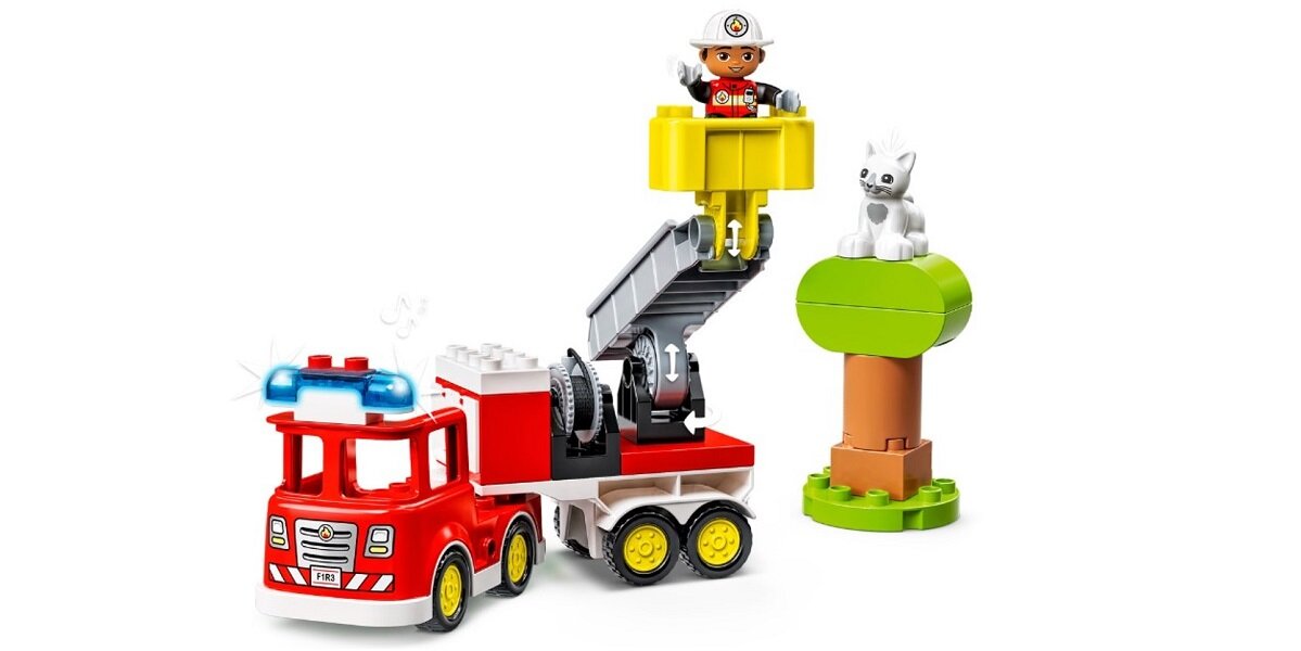 LEGO Duplo Wóz strażacki 10969
Pomoc w rozwoju życiowych umiejętności