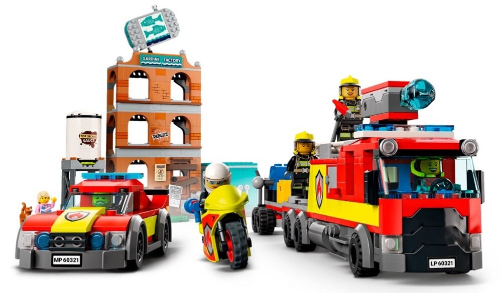 LEGO City Straż pożarna 60321 Pomoc w rozwoju życiowych umiejętności