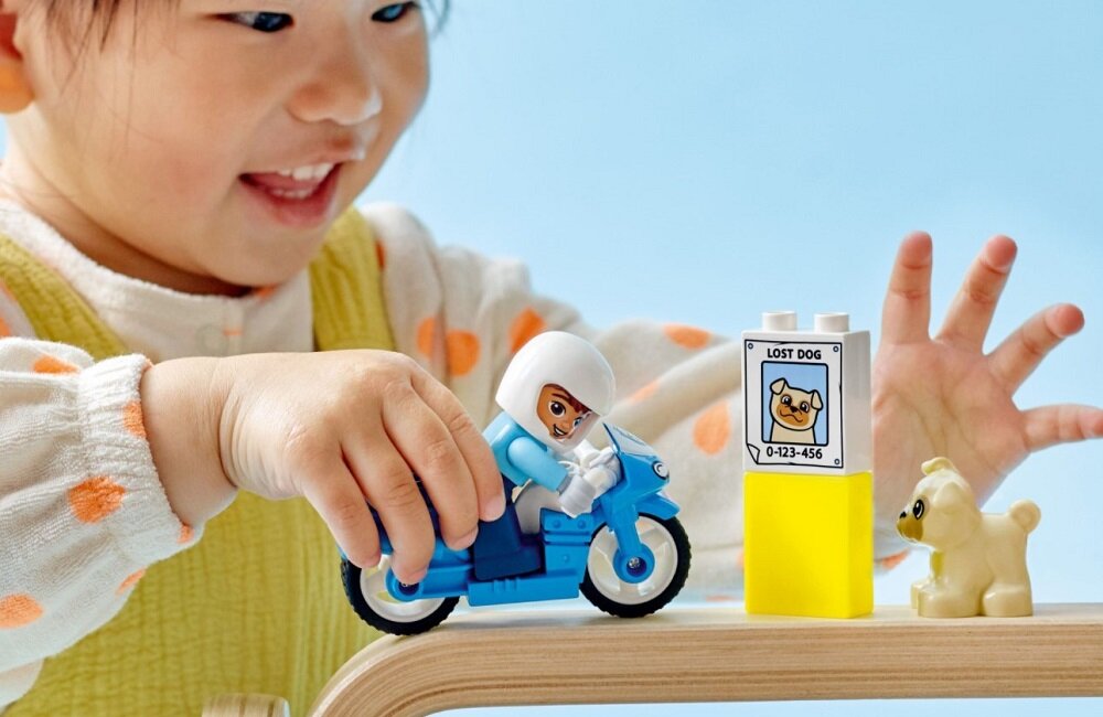 LEGO Duplo Motocykl policyjny 10967 Wysoka jakość i bezpieczeństwo