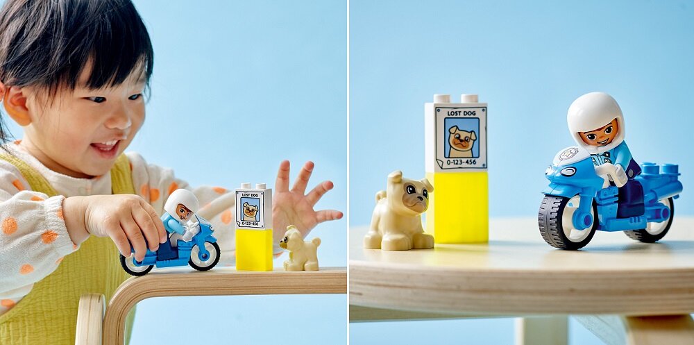 LEGO Duplo Motocykl policyjny 10967 Zabawna misja policyjna