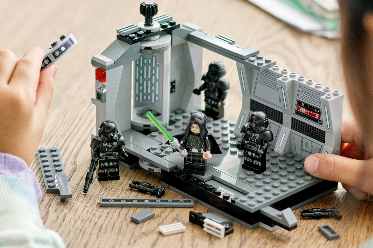 LEGO Stars Wars Atak mrocznych szturmowców 75324 instrukcje aplikacja