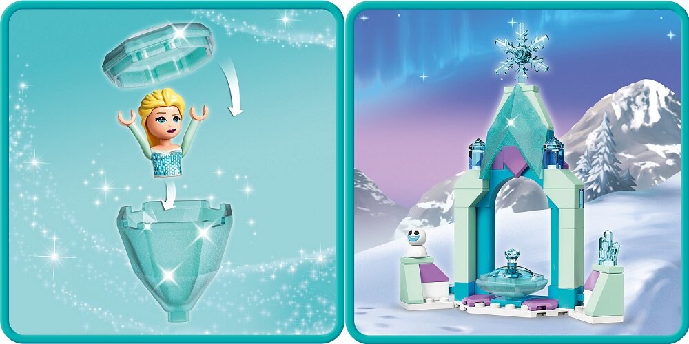 LEGO Disney Dziedziniec zamku Elzy 43199 Wyjątkowa suknia dla księżniczki