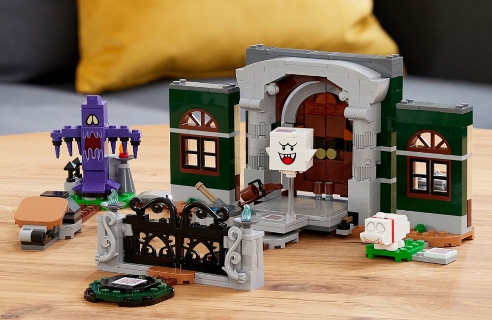 LEGO Super Mario Wejście do rezydencji Luigiego zestaw rozszerzający 71399 Buduj niepowtarzalne poziomy Kolekcjonerskie zestawy pozwalają ożywić popularne postacie ze świata Super Mario
