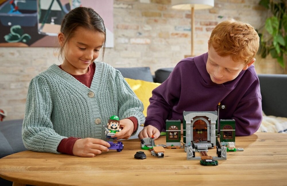 LEGO Super Mario Wejście do rezydencji Luigiego zestaw rozszerzający 71399 Przekształcaj i mieszaj