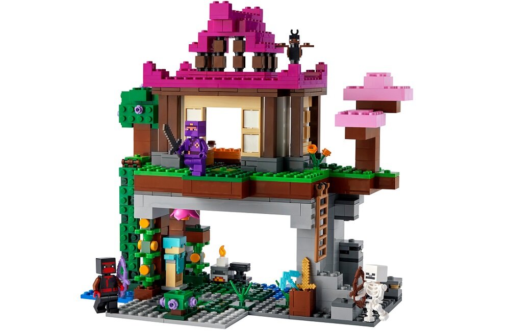 LEGO Minecraft Teren szkoleniowy 21183 Pozwala fanom czerpać radość z ulubionej gry w nowy sposób Wielogodzinna kreatywna zabawa