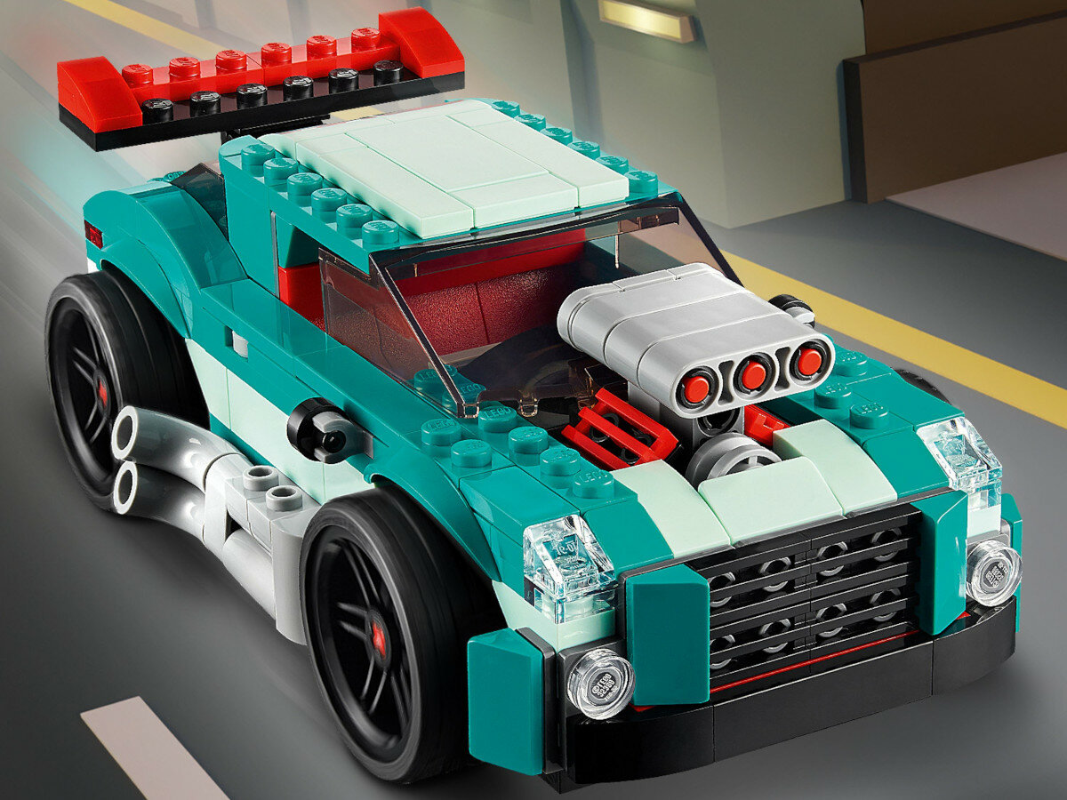 LEGO Creator Uliczna wyscigówka 31127 kreatywnosc instrukcje