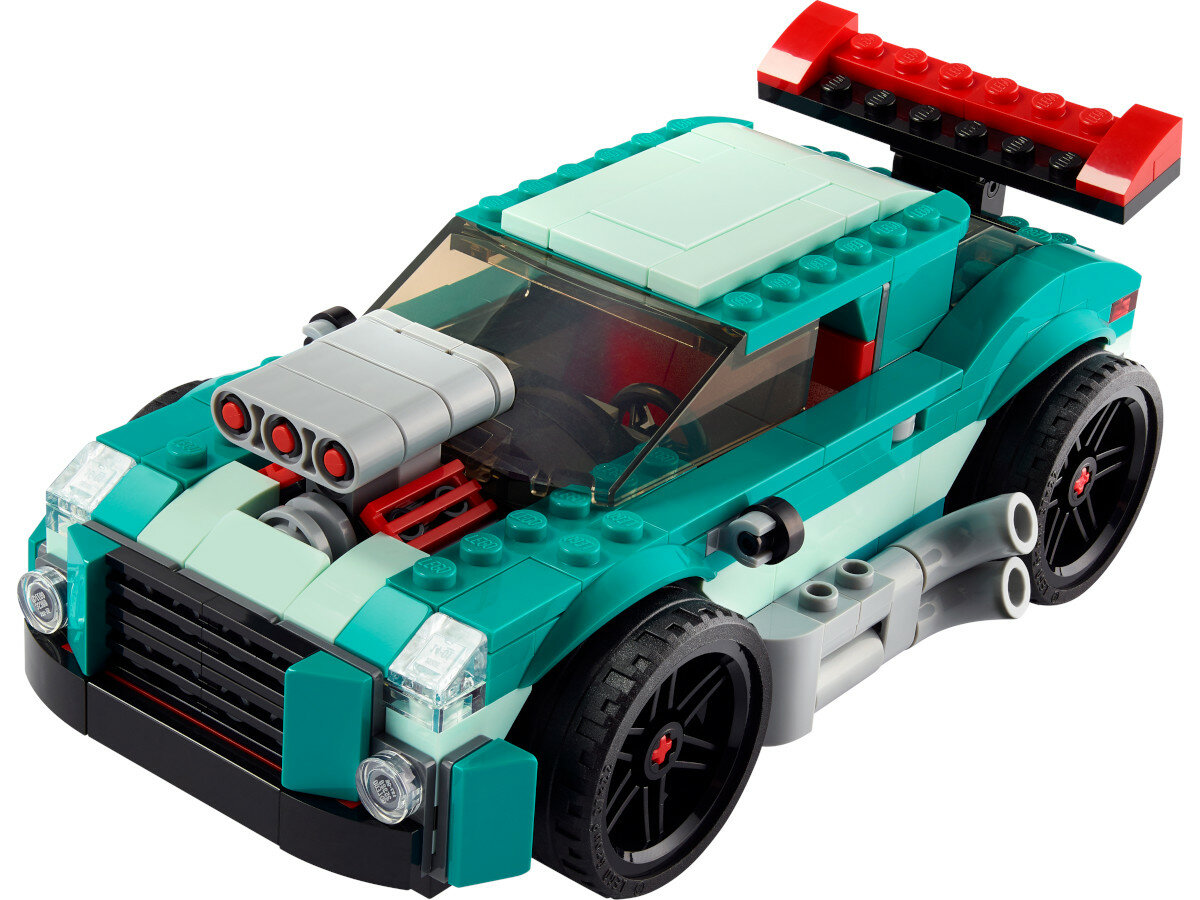 LEGO Creator Uliczna wyscigówka 31127 zawartosc zestawu