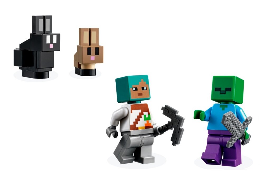 LEGO Minecraft Królicza farma 21181 Wielofunkcyjny zestaw