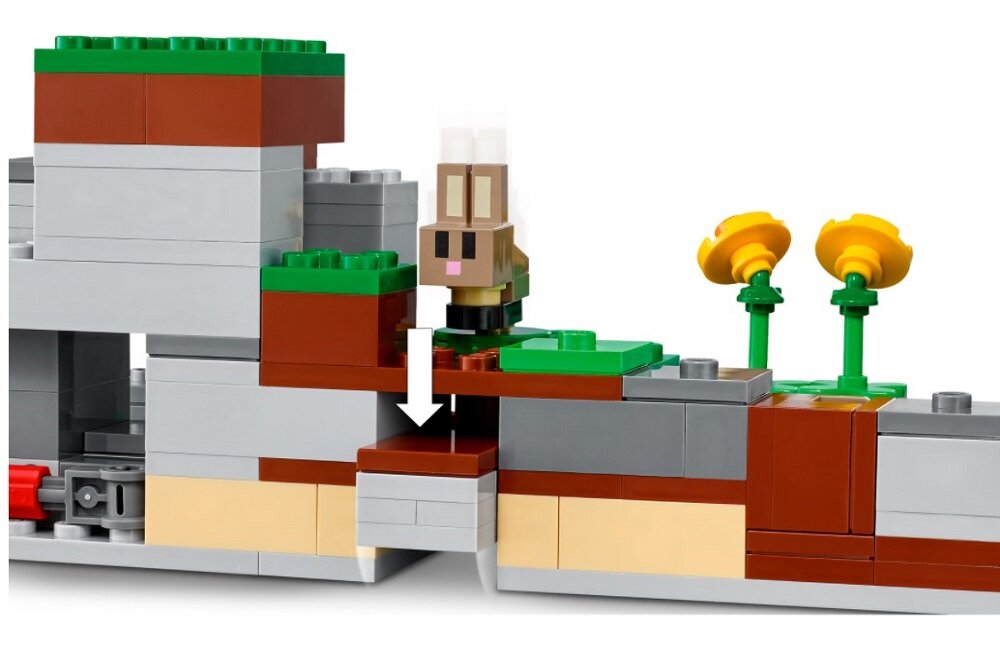LEGO Minecraft Królicza farma 21181 Minecraft jak żywy