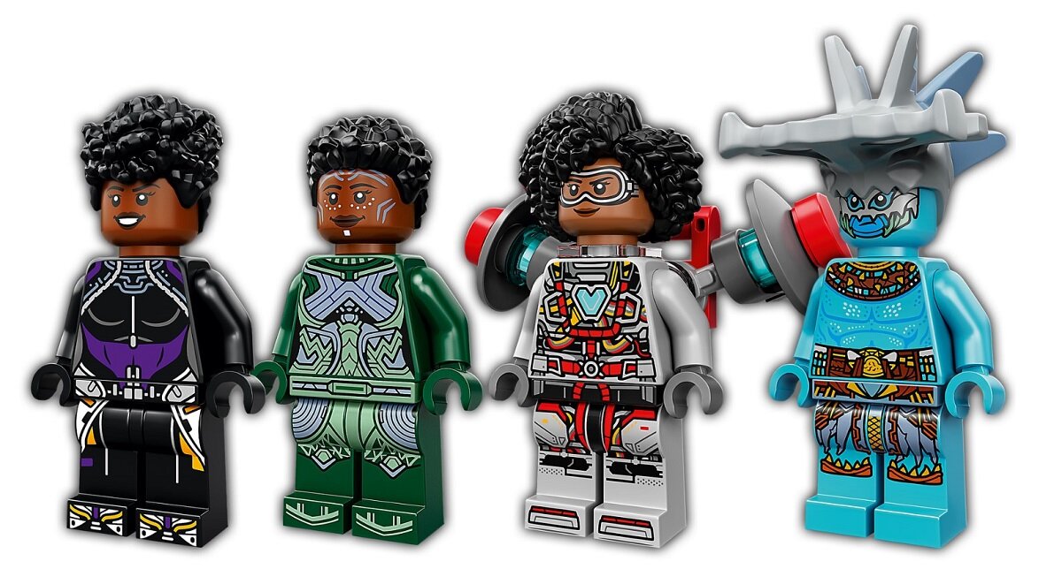 LEGO Marvel Statek Shuri 76211 W zestawie są cztery minifigurki