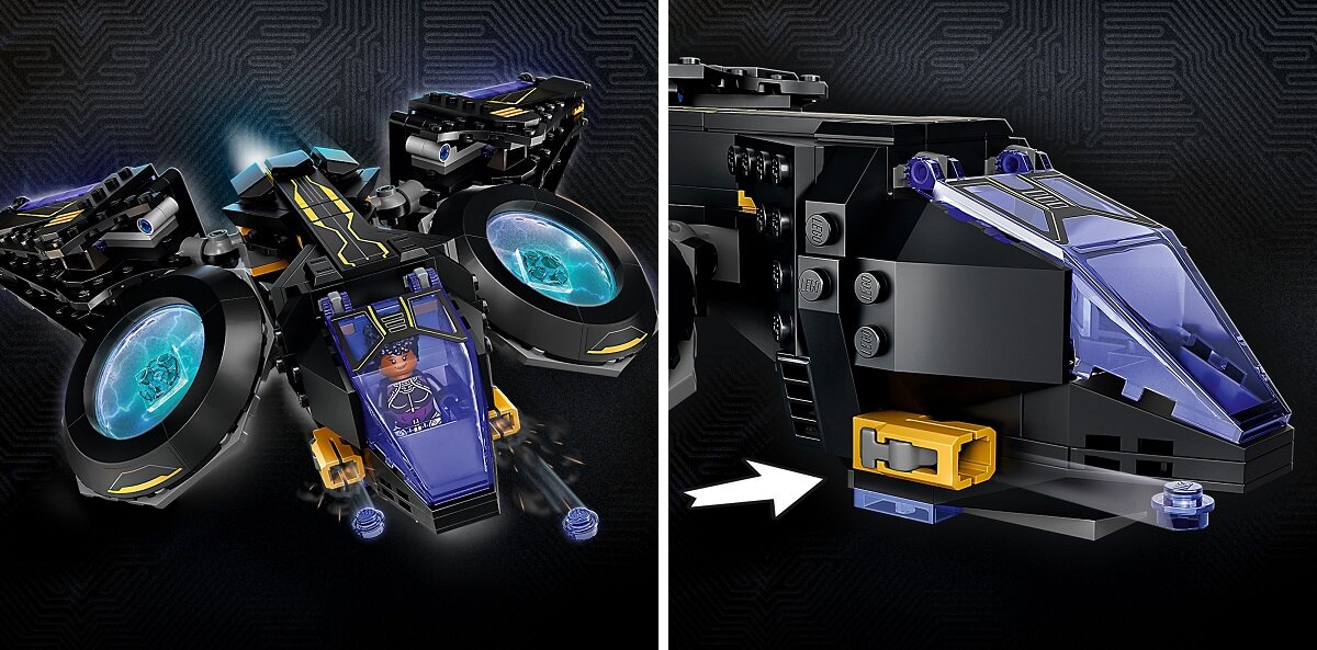 LEGO Marvel Statek Shuri 76211 Zabawa napędzana wyobraźnią