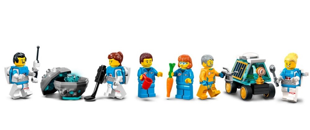 LEGO City Stacja badawcza na Księżycu 60350 Minifigurki wkraczają do zabawy
