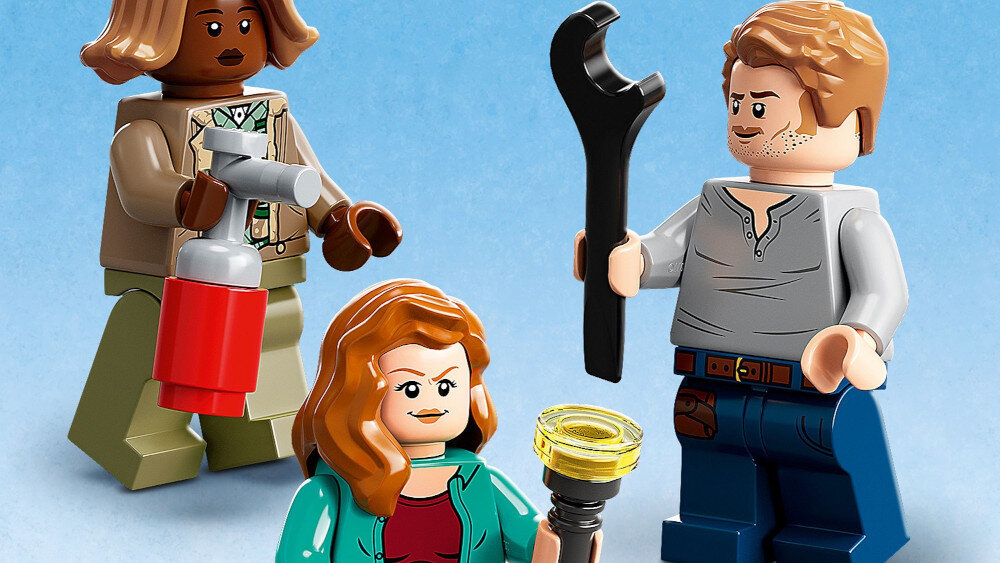 LEGO Jurassic World Kecalkoatl: zasadzka z samolotem  - figurki